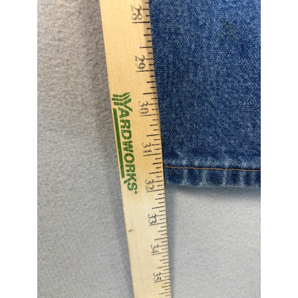 Wrangler 13MWZPW Cowboy Cut Original Fit Jeans 40x32 Blue Denim - Picture 8 of 9